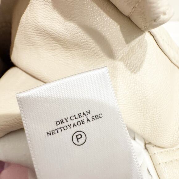 A.L.C Women's Faux Leather Alden Skirt Cream Size 6 - Picture 10 of 12